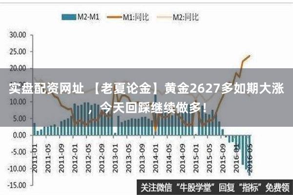 实盘配资网址 【老夏论金】黄金2627多如期大涨，今天回踩继续做多！